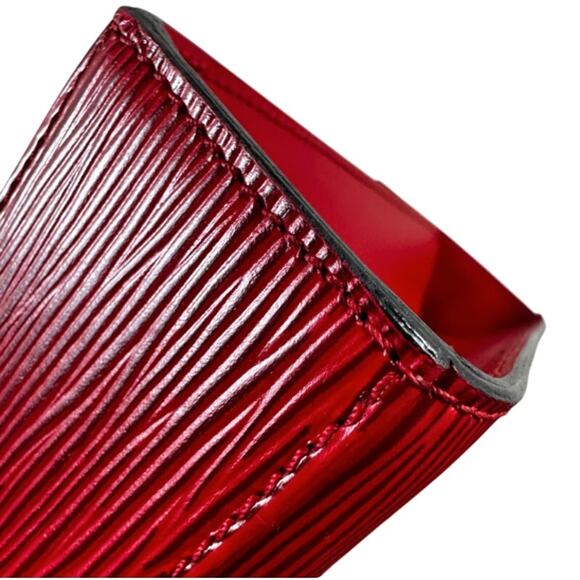 Louis Vuitton Malsherbes Red Epi Leather LV Handbag (LVXX300) - Picture 5 of 16